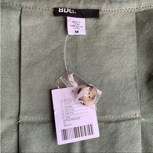 BNWT Urban Outfitters Cropped Jacket in Moss Size Medium - Picture 7 of 8